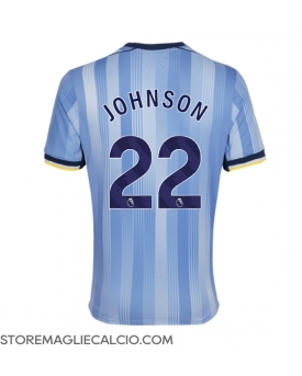 Tottenham Hotspur Brennan Johnson #22 Maglia Gara Trasferta Repliche 2024-25